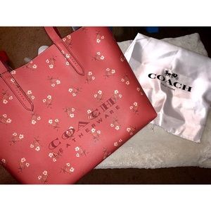 Coach Floral Tote Bag